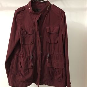Woman Burgundy Jacket